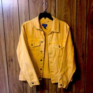 Yellow Arizona Jean Co jacket Large